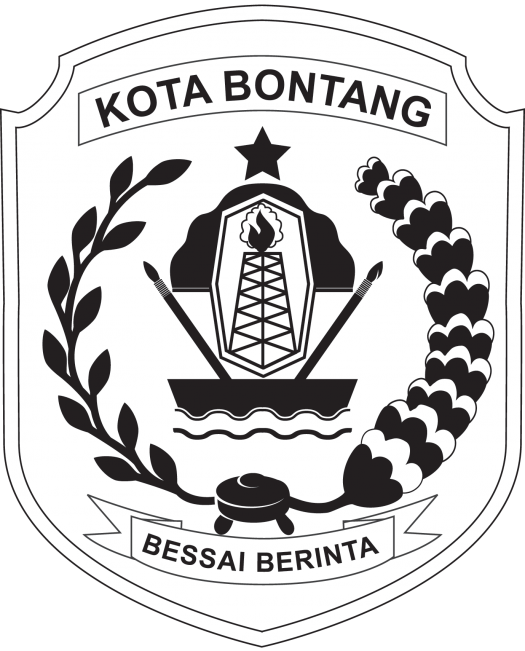 Logo Kota Bontang - High Resolution - Line Art